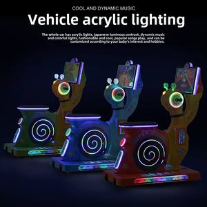 2023 nouvelle pédale de vélo d'escargot interactive Machine d'amusement à pièces utilisation commerciale à domicile pour les enfants Version en bois/métal - Product Image 2