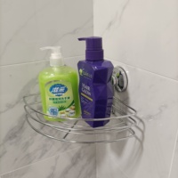 Panier de douche portable Tlterra Home en aluminium avec revêtement poudré, résistant à la rouille, à plusieurs niveaux, avec poignées antidérapantes pour salle de bain