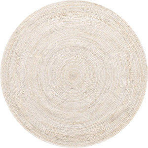 Tapis en jute bio beige NYKO MART JR-01C de haute qualité, tressé à la main, à poils ras, épaisseur moyenne, écologique, antidérapant, pour un intérieur moderne - Product Image 3