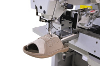 Nouvelle machine à coudre industrielle programmable à grande vitesse HUAMEI, à lit plat, à aiguille simple, avec coupe-fil, pour matériaux multicouches