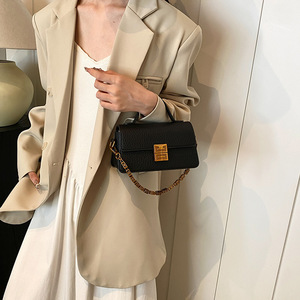 Bolso Bandolera Cruzado de Piel Sintética para Mujer, Estilo Vintage, con Cadena, Nuevo y Moderno, con Cierre de Cremallera, 2024 - Product Image 5