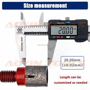 Chine vente en gros 20*20T M12 fil CNC <span class=keywords><strong>diamant</strong></span> mèches de coupe incrémentielle pour granit marbre pierre sur évier Machines de découpe - Product Image 2