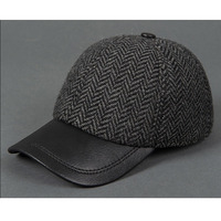 Gorra de béisbol de cuero de 6 paneles de alta calidad personalizada gorra de béisbol de lujo para adultos al por mayor