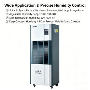 Deshumidificador Industrial Comercial de Alta Capacidad 6.8L/h 1800m³/h 200-250 ㎡   Deshumidificador para Almacenes de Grandes Espacios - Product Image 2