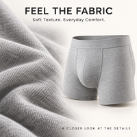 Boxers pour hommes HAGO, directement de l'usine, avec ceinture élastique, pour un usage quotidien