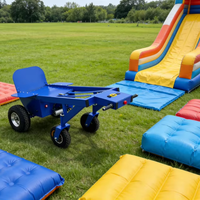 Chariot à main électrique EASYFUN pour monter les escaliers, Hot Wheels Premium pour le transport de structures gonflables