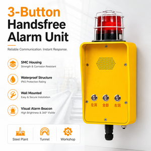 <span class=keywords><strong>Interphone</strong></span> mural mains libres avec haut-parleur balise pour usine sidérurgique, centrale électrique, <span class=keywords><strong>téléphone</strong></span> industriel étanche - Product Image 1