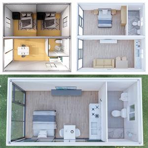 Недорогой роскошный двухэтажный современный модульный сборный дом, вилла с 3 спальнями, строительство из SIP-панелей, быстровозводимые мини-дома - Product Image 6