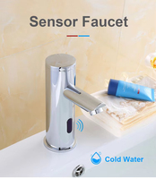 Bonne vente robinet de capteur infrarouge électrique robinet d'eau à noyau en céramique automatique pour l'eau froide et chaude pour les lieux publics