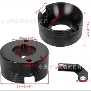 ฐานกรองอากาศเจนเนอรุย 188 สำหรับเครื่องยนต์ Gx34 301 ซีซี 420 ซีซีอะลูมิเนียมสีน้ำเงินชิ้นส่วนกลึงซีเอ็นซี - Product Image 3