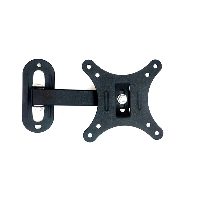 Single Arm Retractable Heavy-Duty TV Wall Mount-Adjustable Retractable TV Bracket for Flat Screens