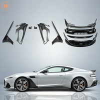 Kit carrosserie en fibre de carbone style DBS pour Aston Martin DB9 : pare-chocs, jupes latérales, kit de conversion d'ailes, kit carrosserie
