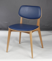 Chaise de salle à manger moderne en bois, structure en hêtre massif pour usage extérieur - Fournisseur de meubles de table pour appartement