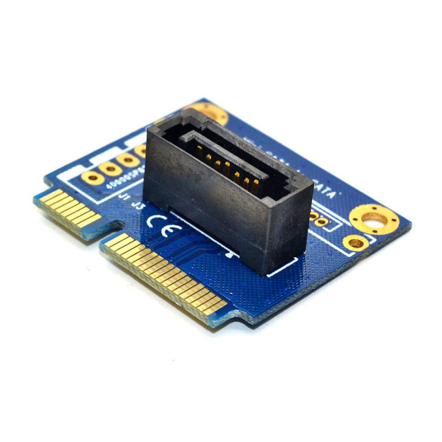 Mini SATA to 7pin MSATA to M.2 NGFF Adapter Card SATA Mini PCIe Extension MPCIE1S-N01