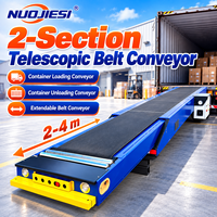 Convoyeur à bande télescopique pour la logistique, convoyeur extensible pour la manutention de conteneurs de camions, pince de traction pour bande transporteuse en caoutchouc