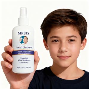 Crema limpiadora Facial para el acné de etiqueta privada, ácido hipocloroso, eliminación de acné, piel, atletas, post entrenamiento, enrojecimiento y secado de bacterias - Product Image 1