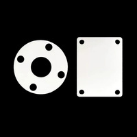 Joints à bride en PTFE, dureté 50~55 Shore D, tailles personnalisées, joints résistants aux produits chimiques, certifiés IATF16949 pour l'industrie alimentaire et chimique