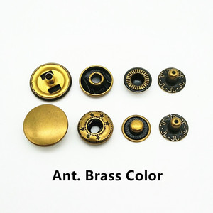 15Mm 24L Kim Loại <span class=keywords><strong>Snap</strong></span> Nút Với #486 Dưới Bộ Phận Trong <span class=keywords><strong>Antique</strong></span> <span class=keywords><strong>Brass</strong></span> Màu, Mùa Xuân <span class=keywords><strong>Snap</strong></span> Nút - Product Image 3