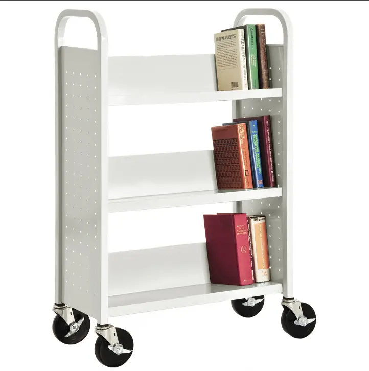 Library Double Sided Mobile Steel shelving For Sale