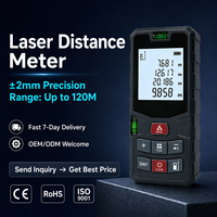 OEM ODM Télémètre laser numérique portable, outil de mesure de la distance, de la surface et du volume avec écran LCD, télémètre laser haute précision