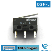 Nouveau micro-interrupteur de souris D2F-L original, interrupteur de fin de course OMRON japonais à point gris 3 broches