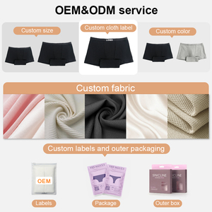 Mutandine Boxer da <span class=keywords><strong>Donna</strong></span> in Cotone Traspirante con Tasca Nascosta per Assorbenti, Personalizzabili OEM, per Uso Mestruale - Product Image 5