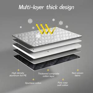 Cubierta para Parabrisas de Coche ZJ-CZ011, de Algodón PP de 4 Capas, Impermeable, con Adsorción Electrostática para Protección Contra Nieve y Hielo - Product Image 4