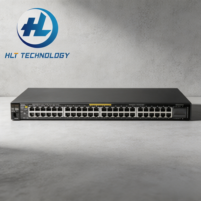 New J9772A Managed 48-Port Gigabit PoE+ Switch with 4x Gigabit SFP Uplinks, 382W Budget, Layer 2 Enterprise Network Switch