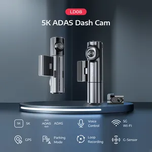 LINGDU LD08 Dash De Auto Car Dealers Car Camera DVR Dash Cam 3 In 1 With Parking Mode Wifi Car Dvr Dash Cam With ADAS