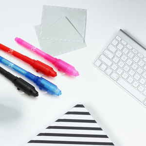 Bolígrafo de tinta Invisible para niños, rotulador mágico de espía con luz UV, secreta para fiesta de cumpleaños, Mensaje, Escritura Secreta, 28 Uds. - Product Image 6