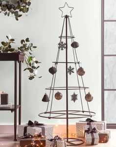 Custom Metal Christmas <b>Tree</b> <b>Stand</b> Metal Ornament <b>Tree</b> Tabletop Indoor Holiday Decor Artistic Finish - Product Image 1