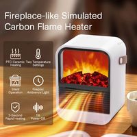 Cheminée Chauffage Électrique Chaud Ventilateur Ventilateur Portable De Bureau Ménage Maison Chauffage Poêle Radiateur Flamme Plus Chaud Machine