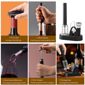 Hot Selling Manual <b>Wine</b> Opener Custom Logo Mini Air Pressure <b>Wine</b> Corkscrew Air <b>Pump</b> <b>Wine</b> Opener - Product Image 6