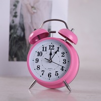 Réveil de table Snooze avec calendriers, rétroéclairage, design contemporain - Construction métallique, lumineux dans le noir pour enfants et étudiants