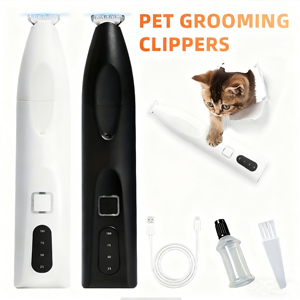 पालतू बाल क्लिपर पालतू जानवर ग्रोमिंग क्लिपर रीचार्जेबल पालतू - Product Image 1