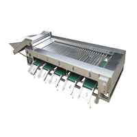 Hot Sales Peer Sorteren Machine Aardappelen Uien Tomaten Zoete Aardappelen Size Sorteren Roller Sorteermachine