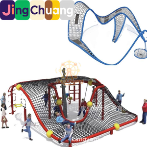 Structure de jeu extérieure JingChuang : Grande structure d'escalade pour enfants, équipement d'entraînement d'extension en alliage d'aluminium et métal - Product Image 5