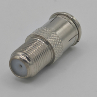 Adaptateur Push-On F Type Mâle à Femelle pour Câble RG6, Antenne Satellite, TV