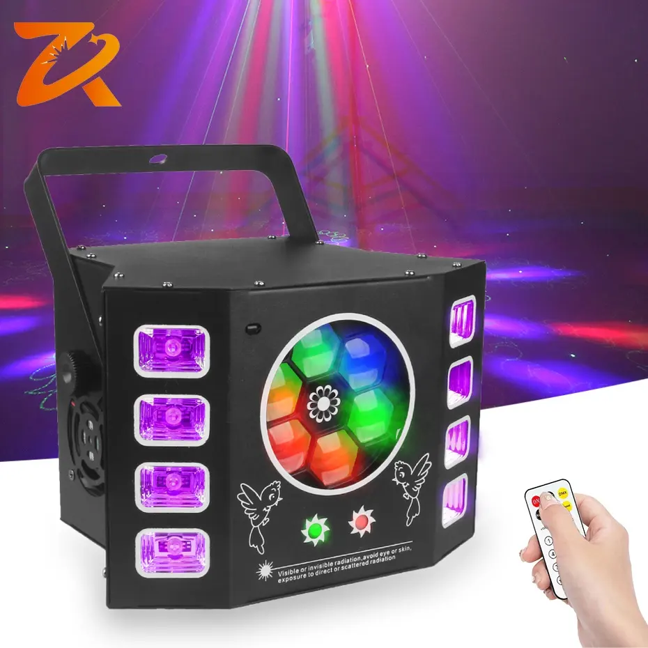 ZHONGKE rgb party light dmx control sound activated magic ball disco party light for dj party wedding events club disco