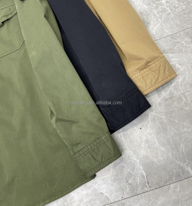 <span class=keywords><strong>Giacca</strong></span> da uomo con Logo personalizzato Slim-fit Vintage <span class=keywords><strong>marrone</strong></span> vecchio stile denaro in pietra Casual con risvolto a isola - Product Image 5