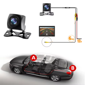 Hot bán 12V phổ HD 1080P máy ảnh đảo ngược trở lại lên AHD 170 độ tầm nhìn ban đêm xe phía sau xem camer - Product Image 3