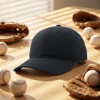 Casquette de baseball OEM neuve et originale, avec logo brodé 3D et patch tissé, effet vieilli, style Dad Hat, visière courbée, 6 panneaux, de luxe