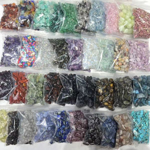 Toplu toptan 100g torba kaya doğal kristal eskitme taş kristal çakıl cips şifa eskitme taşlar - Product Image 2