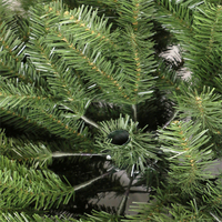 Premium Pine Spruce Künstlicher Weihnachts baum mit LED-Lichtern Stehende Basis für Büro/Home Party Dekor