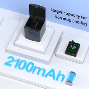 <span class=keywords><strong>Batterie</strong></span> rechargeable de remplacement pour GoPro <span class=keywords><strong>Hero</strong></span> 13 Accessoire compatible avec caméra de sport - Product Image 4