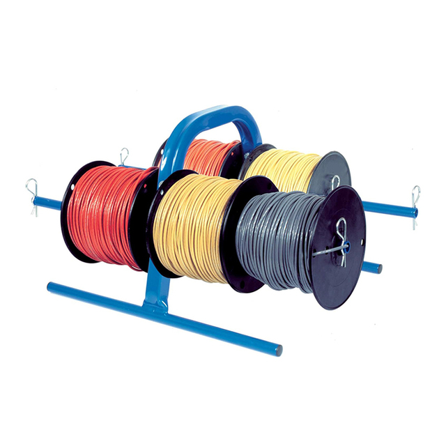 JH-Mech Wire Reel Cable Caddy Customized Convenient Easy Lift Steel Manual Wire Spool Dispenser