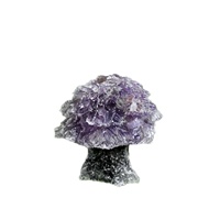 HZ Meilleures ventes Arbre en résine de pierre avec cristaux naturels concassés 2026, Ornement de bureau, Décoration de poche artisanale, Vente en gros