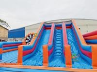 Grand château gonflable en PVC, structure de jeu gonflable commerciale pour extérieur/intérieur, parc d'attractions, jeux aquatiques, structure de jeu personnalisable, certifiée CE