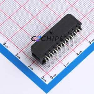 43045-18AWS Wire-to-<b>Board</b> <b>Pin</b> Header Bent Lead Through Hole,P=3mm Connector 2x9P 3mm Right Angle Insert 18P - Product Image 2