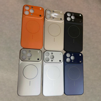 Vente en gros de verre nano givré AG pour coque de téléphone pour iPhone 17 Air 16 15 14 13 12 Pro Max, coque de protection magnétique avec charge sans fil